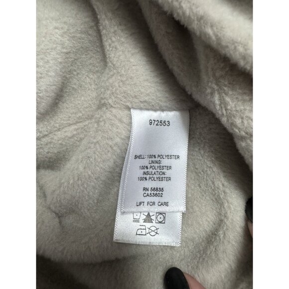 Cabelas Womens Outerwear Jacket 2XL Black Fleece Lined Warm Zip-Up Windbreaker M - Picture 5 of 7